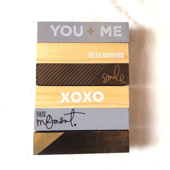 Heidi Swapp Picture Frame Wooden Stands 6 Pieces Inspirational Rectangle 2015 - Picture 2 of 6